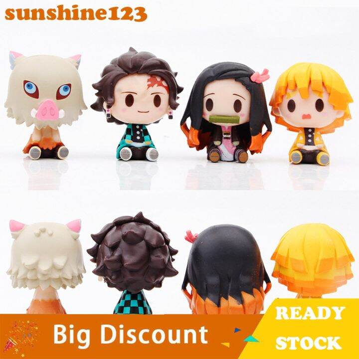 lt-sunshine123-bigsale-gt-โมเดลตุ๊กตา-สไตล์การ์ตูนอนิเมะ-demon-slayer-ของเล่นสำหรับเด็ก-4-ชิ้น