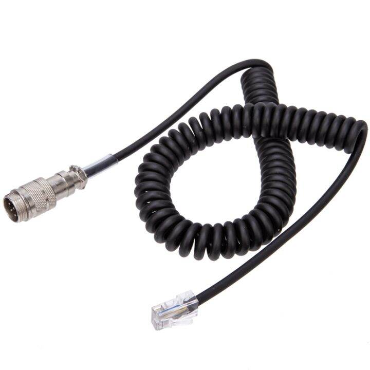 8Pin to RJ45 Handheld Ridao Speaker Microphone PU Cable Adapter for