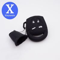 [New Changes] Xinyuexin ซิลิโคนกรณีที่สำคัญรถจัดแต่งทรงผม4ปุ่ม Key Fob ปกเชลล์สำหรับ SAAB 9 3 93 2003 2009สำหรับ Cadillac BLS ผู้ถือพวงกุญแจ