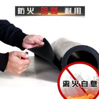 Durable flame retardant rubber sheet high temperature fireproof rubber mat 2/3/5/8/10mm industrial V0 grade rubber sheet self-extinguishing from fire