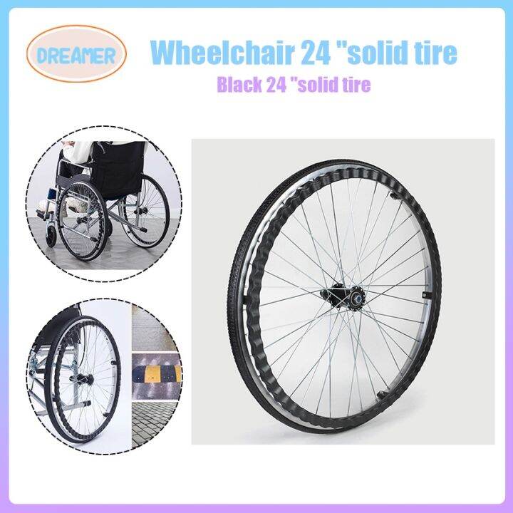 20/22/24X1 3/8 Inch Wheelchair Tire Polyurethane Solid Tyre For 37540