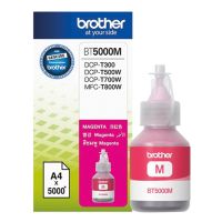 Brother BT5000M หมึกแท้ สีม่วงแดง จำนวน 1 ชิ้น ใช้กับ พริ้นเตอร์ Brother รุ่น T300/T500W/T700W/T800W/T310/T510W/T710W/T810W