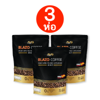 เซต 3 ห่อ BLAZO COFFEE กาแฟ (29 IN 1) ตรา เบลโซ่ คอฟฟี่ ผลิตจากสายพันธุ์ อะราบีก้า จากประเทศสเปน