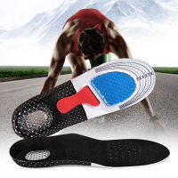 Men Women Silicone Insoles Gel Shoe Pads Orthopedic Insole Deodorant Massage Shock Absorber Shoes Insoles Size EU35-45 Shoes Accessories