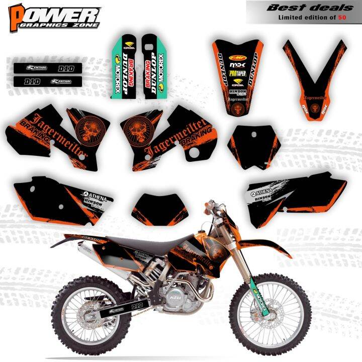 Ktm Exc 450 Graphic Decal Sticker Graphics Backgrounds Stickers Kit