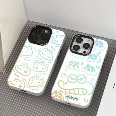 【สำหรับ iPhone】เคสมือถือลายการ์ตูนแฟชั่นลายจระเข้  ป้องกันรอยขีดข่วนกันกระแทกนุ่ม for iPhone 14 13 12 ProMax 14 13 12 11Pro XSMax XR X XS 7 Plus 8Plus SE2022  เคสโทรศัพท์