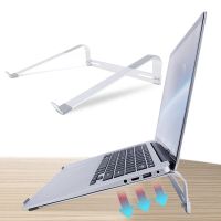 Aluminum Alloy Laptop Stand Portable Adjustable Notebook Support Holder For Macbook Pro Computer Riser Stand Cooling Bracket Laptop Stands