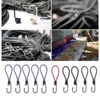 5Pcs Bungee Cord Elastic Stretch Rope Straps with Hook for Camping Tent Canopy Tarp Tie Downs Tents Accessories