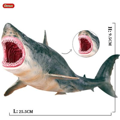 Oenux โหด Sealife ฉลามจำลองมหาสมุทรบิ๊กฉลาม Megalodon แอ็คชั่นรุ่นพีวีซี Quanlity สูงคอลเลกชันเด็กของเล่น