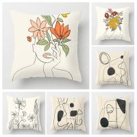 hot！【DT】✾  fall home decor autumn throw pillow Cushion luxury modern 45x45cm 45x45cm 50x50 60x60cm 40x40cm abstract