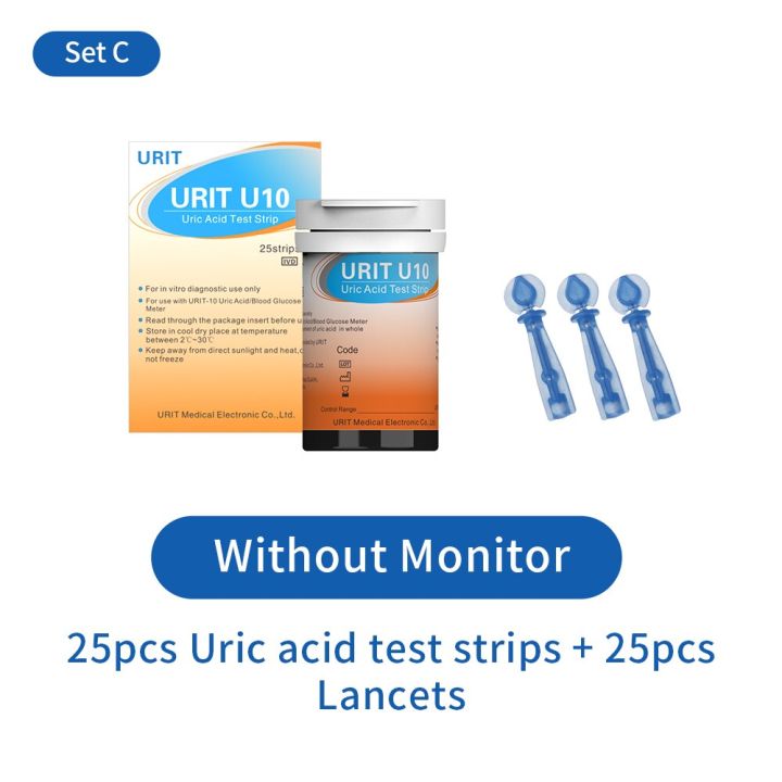 urit-25-50-100ชิ้น-urit-u10-g80การทดสอบระดับน้ำตาลในเลือดแถบกรดยูริคและมีดพับสำหรับเบาหวานระดับน้ำตาลในเลือดและจอภาพกรดยูริค