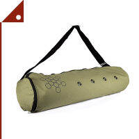 Peace Yoga : PYGMB-GRN* กระเป๋าเก็บเสื่อโยคะ Air Vent Yoga Mat Bag, Grean Circles