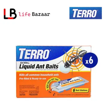 TERRO T300B Liquid Ant Killer, 12 Bait Stations