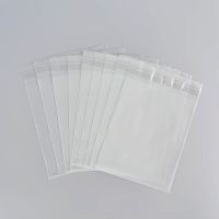 100pcs CPE Plastic Pouches Frosted Semi-transparent Small Bags DIY Handmade Earring Necklace Bracelet Jewelry Packaging Storage