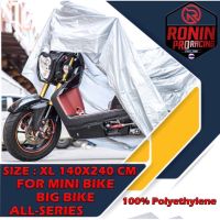 ( โปรโมชั่น++) คุ้มค่า ผ้าคลุมรถมอเตอร์ไซค์ Ronin ผ้า Polyesene สำหรับมอเตอร์ไซค์ทุกรุ่น ราคาสุดคุ้ม ผ้า คลุม มอเตอร์ไซค์ ผ้า คลุม เบาะ มอเตอร์ไซค์ ผ้า คลุม รถ มอเตอร์ไซค์ โลตัส ผ้า คลุม รถ มอเตอร์ไซค์ เวฟ