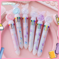 I Stationery ปากกาลูกลื่น ปากกาสี การ์ตูนใหม่ปากกาหลากสีปากกาลูกลื่น10สีสร้างสรรค์สีเกาหลีเล็กๆน้อยๆสดนักเรียนรางวัลของขวัญของขวัญเล็กๆน