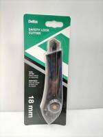 มีดคัตเตอร์เดลต้า รุ่น DT-783 ขนาด 18 มม. Safety Lock Cutter Delta DT-783 size 18 mm.