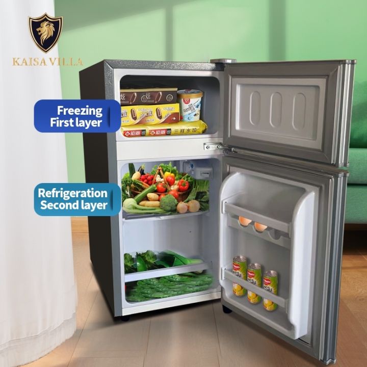 Kaisa Villa mini refrigerator with freezer 48L for room frost fridge