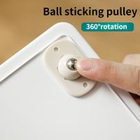 4pcs/set Punch-free Paste Universal Wheel PasteThe Roller Universal Pulley Storage Box Garbage Bottom Roller Furniture Fittings Furniture Protectors