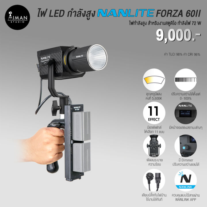 ไฟ LED กำลังสูง NANLITE Forza 60 II