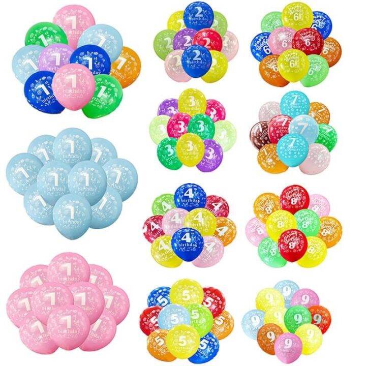 Happy 1st birthday Printed Rubber Balloons | Lazada PH