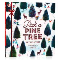 Christmas tree English original picture book pick a pine tree theme picture book childrens English Enlightenment parents and children read picture story book Jarvis paperback, 3-8 years old