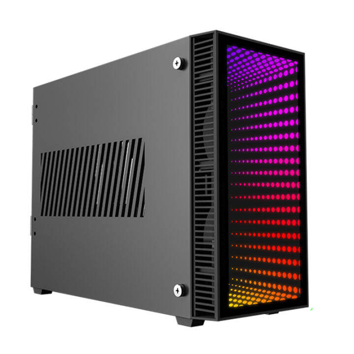 GAMEMAX Game Empire Abyss ITX Abyss mini Double Door Tempered Glass ITX ...
