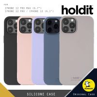 HOLDIT Silicone Case เคสซิลิโคนกันกระแทกสำหรับ iPhone 12 Pro Max, iPhone 12 Pro และ iPhone 12