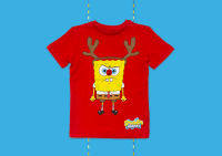 ✅ [5Y] SpongeBob T-Shirt เสื้อยืดแขนสั้น สปองบ๊อบ