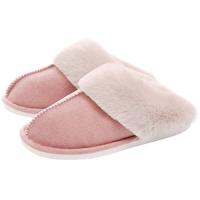 Winter Fashion Women House Slipper Warm Cotton Plush Shoes Fleece Fluffy Ladies Memory Foam Flats Indoor and Outdoor Slippers