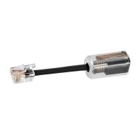 4P4C RJ9 RJ11สายอะแดปเตอร์ขั้วต่อสายโทรศัพท์โทรศัพท์แบบแยกส่วน