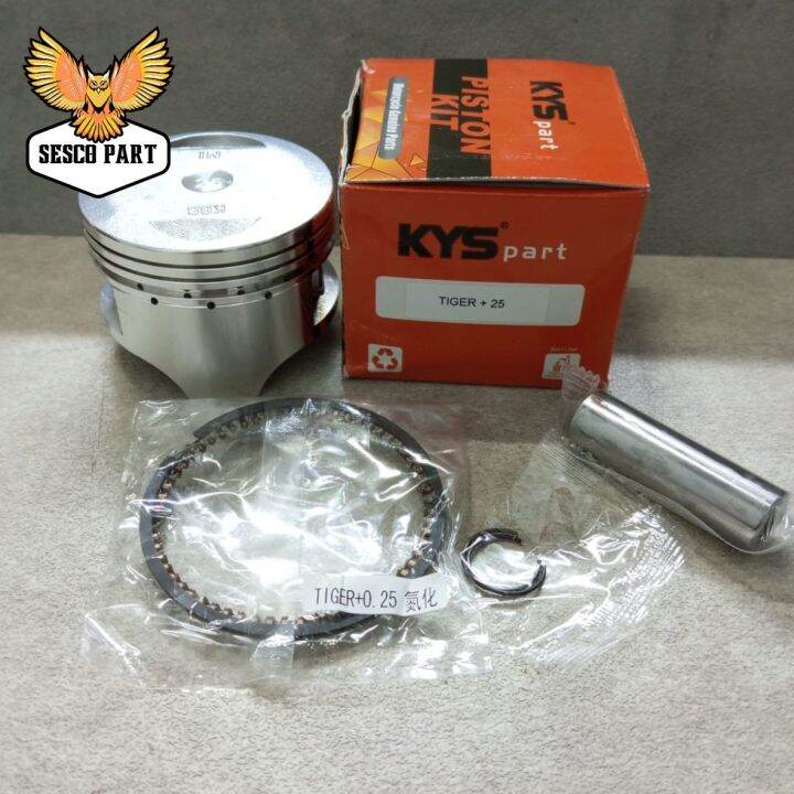PISTON KIT TIGER KYS OS STD 25 50 100 1 SET PISTON MOTOR TIGER MERK KYS PART Lazada Indonesia