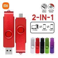 ▲ Xiaomi High Speed USB 3.0 OTG Metal 2 w 1 dyski Flash U napęd Flash 2TB Pendrive 1TB prezenty breloczek 512GB pamięć Stick