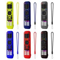 Controller Protective Case Anti-Slip Silicone Remote Control Covers TV Remote Control Protector Multifunctional Controller Replacement Cover with Lanyard for Hisense apposite
