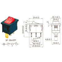 Special Offers 1/4 PCS,3Pin,Electrical Equipment With Lighting Power Power Supply Mini Rocker Switch Button,ON/OFF,6A 250VAC/10A 125VAC