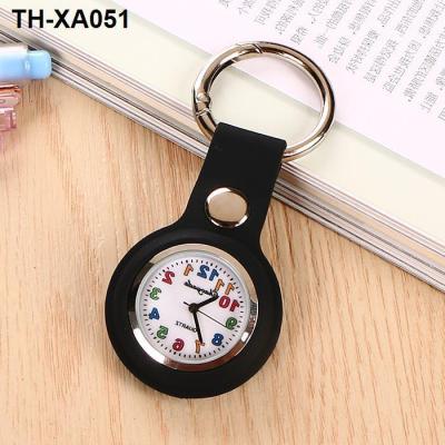 Mountaineering buckle wall watch elderly electronic key chain male and female students exam nurse portable pocket waist