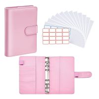 15 Pcs PU Leather Notebook Binder Budget Planning Binder Set Binder Pocket Personal Cash Budget Envelope System Binder