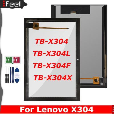 For 10.1" Lenovo Tab 4 TB-X304L TB-X304F TB-X304N/X X304 LCD Display  + Touch Screen Panel Digitizer Assembly LED Strip Lighting