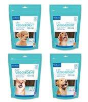 Virbac C.E.T. Veggiedent FR3SH (XS), (S) , (M) , (L) Dog treat Snack เวอร์แบค ขนมสุนัข ขัดฟัน ขนมขัดฟันสุนัข  บรรจุ 15 ชิ้น ถุง