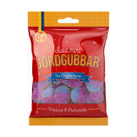 Sura Mini Jordgubbar 80g / Sour Mini Strawberries Candy People Vegan Vegetarian Sweets