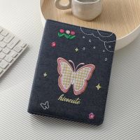 Korean Fabric Butterfly Binder Photocard Holder Album Denim 3 Inch Polaroid Collection Small Card Album