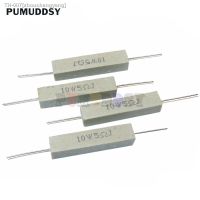 ✷◕ 10PCS 10W Cement Resistance 0.1 10k Ohm 0.33R 1R 10R 100R 0.22 0.33 1 10 100 1K 10K Ohm Cement Resistor