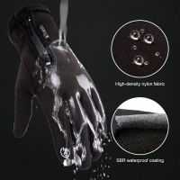 2021 Man and Woman Winter Cycling Gloves Fleece Warm Windproof Water Proof Touch Screen Gloves Full Finger Ski Bicycle Gloves