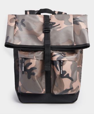 SUPERDRY ROLL TOP TARP BACKPACK - กระเป๋าเป้สะพายหลัง สำหรับผู้ชาย คุณสมบัติป้องกันน้ำ