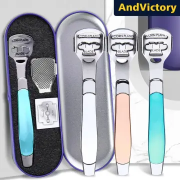 Stainless Steel Foot Callus Shaver Heel Hard Skin Remover Hand