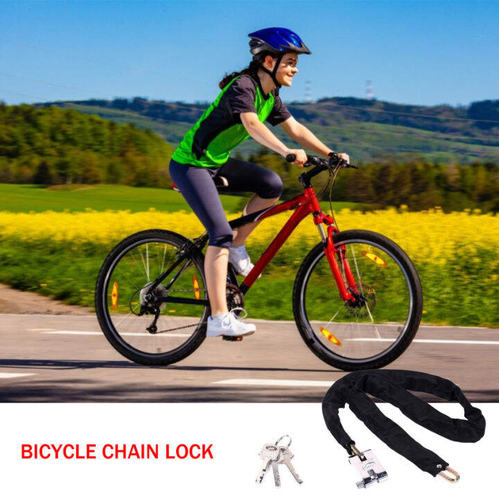 metal chain bike lock