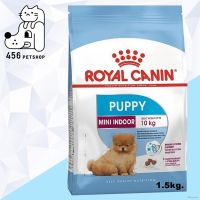 ห้ามพลาด [ลด50%] แถมส่งฟรี (สินค้าพร้อมส่ง)♟ส่งฟรี**[Ex01/22] Royal Canin 1.5kg. Mini Indoor Puppy อาหารลูกสุนัข สูตรเฉพาะลูกสุนัขพันธ์เล็กเลี้ยงใน