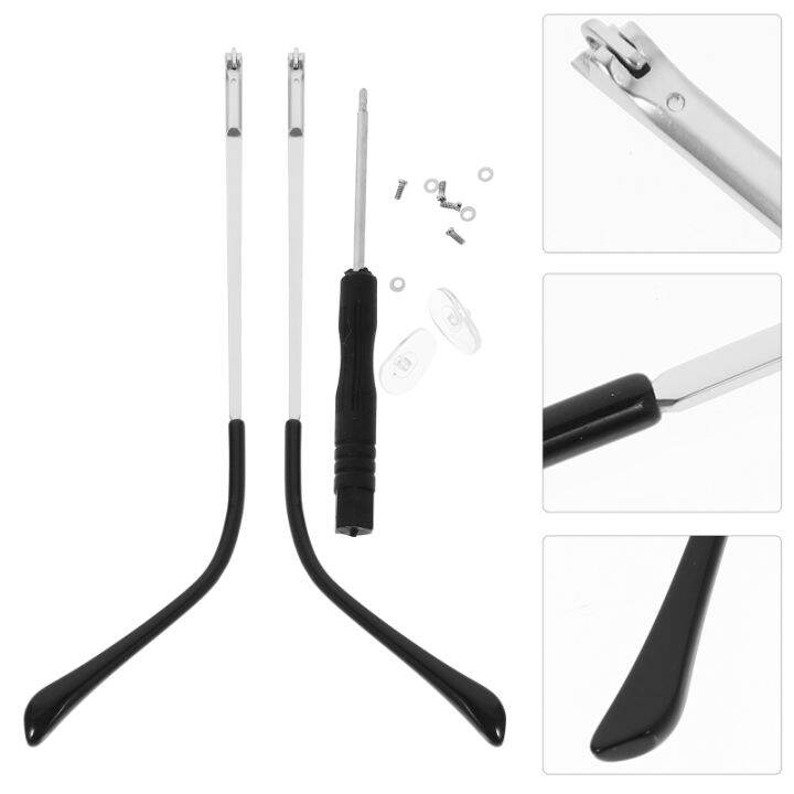 Loesywig 1 Pair of Replacement Eyeglasses Temples Eyeglasses Arm Legs