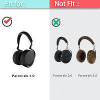 Whiyo 1 Pair of DIY Replacement EarPads for Parrot ZIK 1.0 1 by Philippe Headphones Cushion Ear pad Cups Earmuffes Cover Sleeve