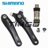 Shimano Deore จักรยานเสือภูเขา MTB FC-M522,ชุดจานหน้าจักรยานเสือภูเขาความเร็ว10สปีดกลวงแขนหมุน1น้ำหนักเบา